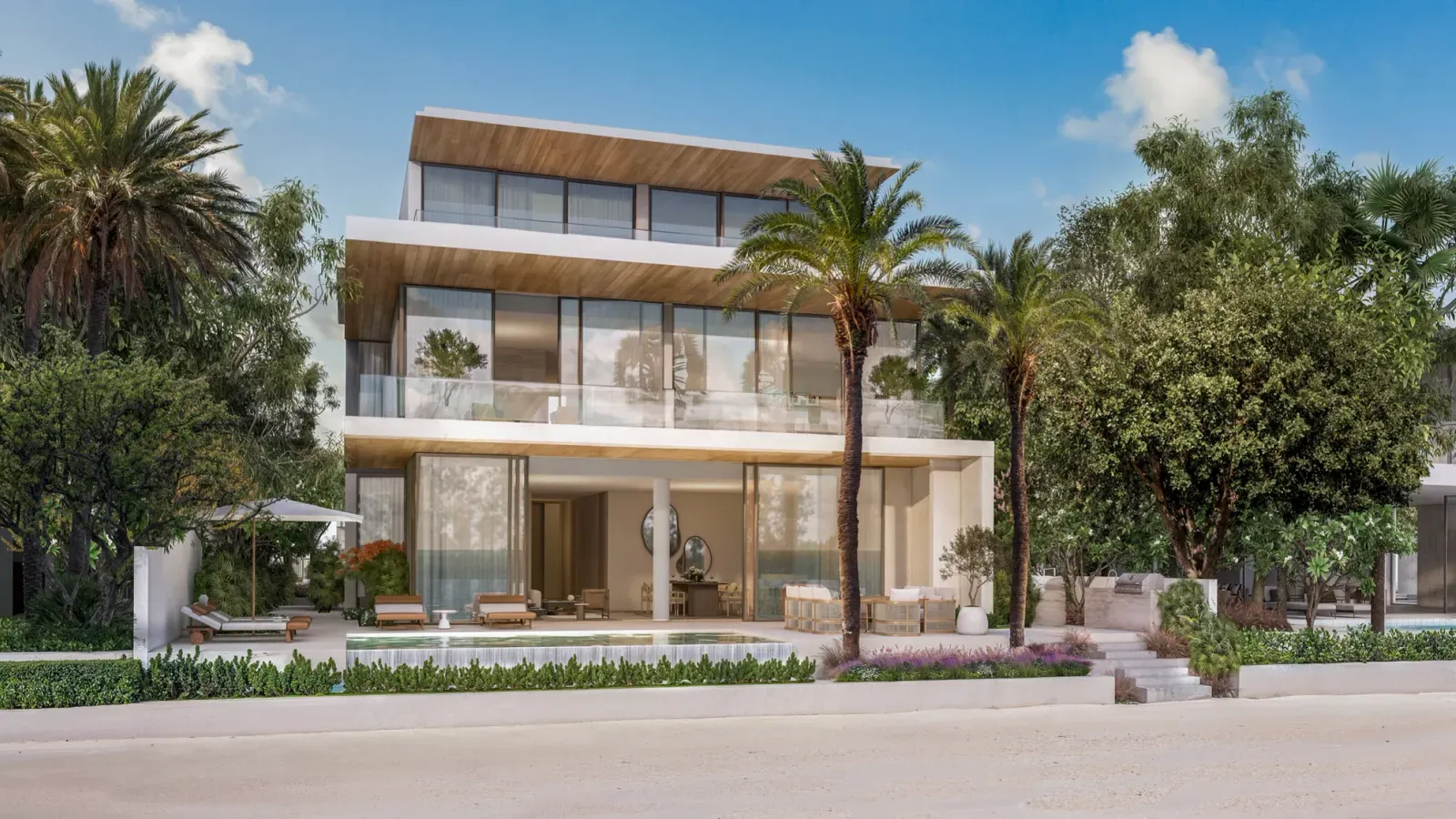 The Villa Collection beachfront villa at Palm Jebel Ali