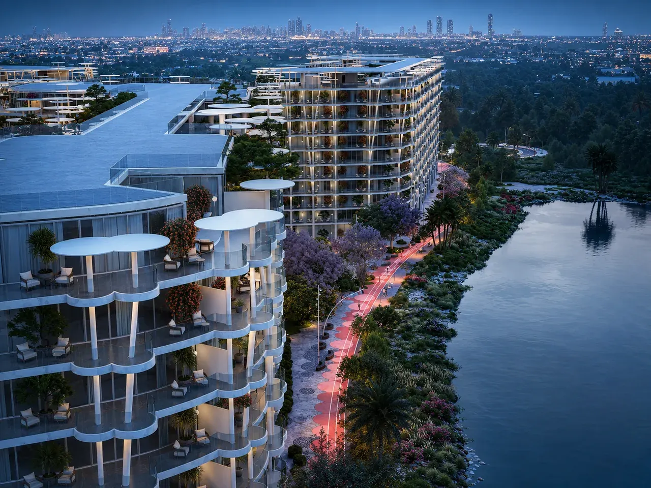 Waterfront residential community by HRE Development in Dubai