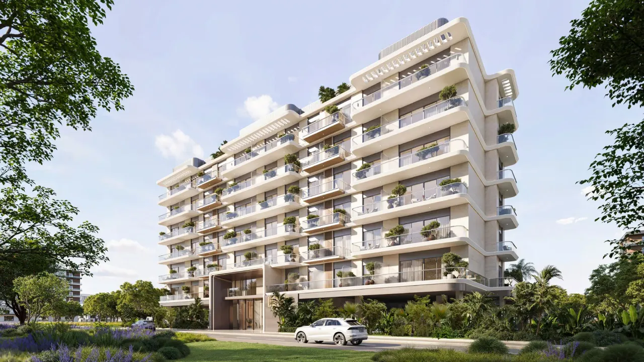 Tavora Grand contemporary residential exterior in Al Warsan 4, Dubai
