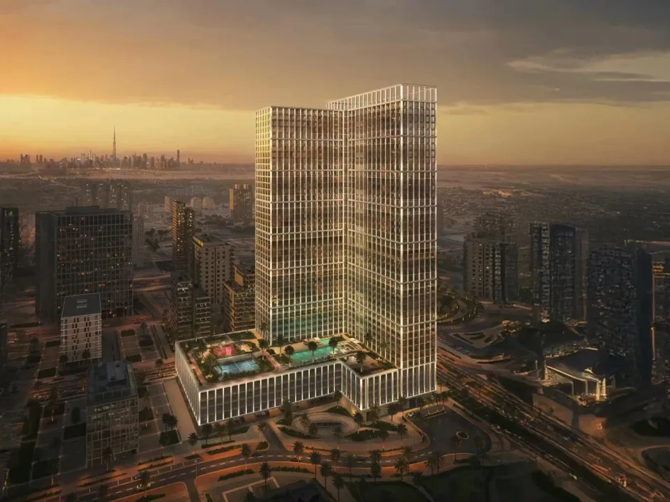 Binghatti Vintage residential tower in Majan, Dubai
