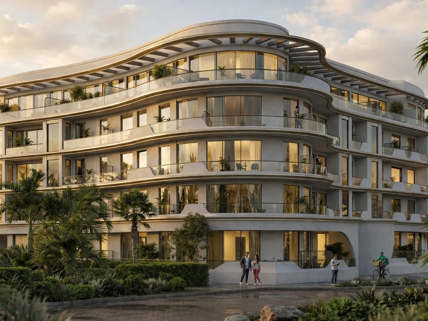 Exterior of Xenia Residence by NYX Properties in Jumeirah Village Circle