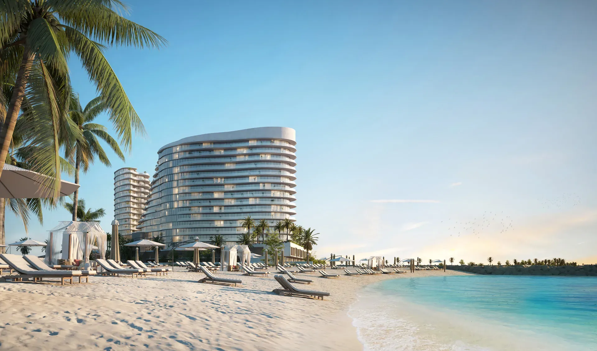 The Beach Residences by Range Developments on Al Marjan Island
