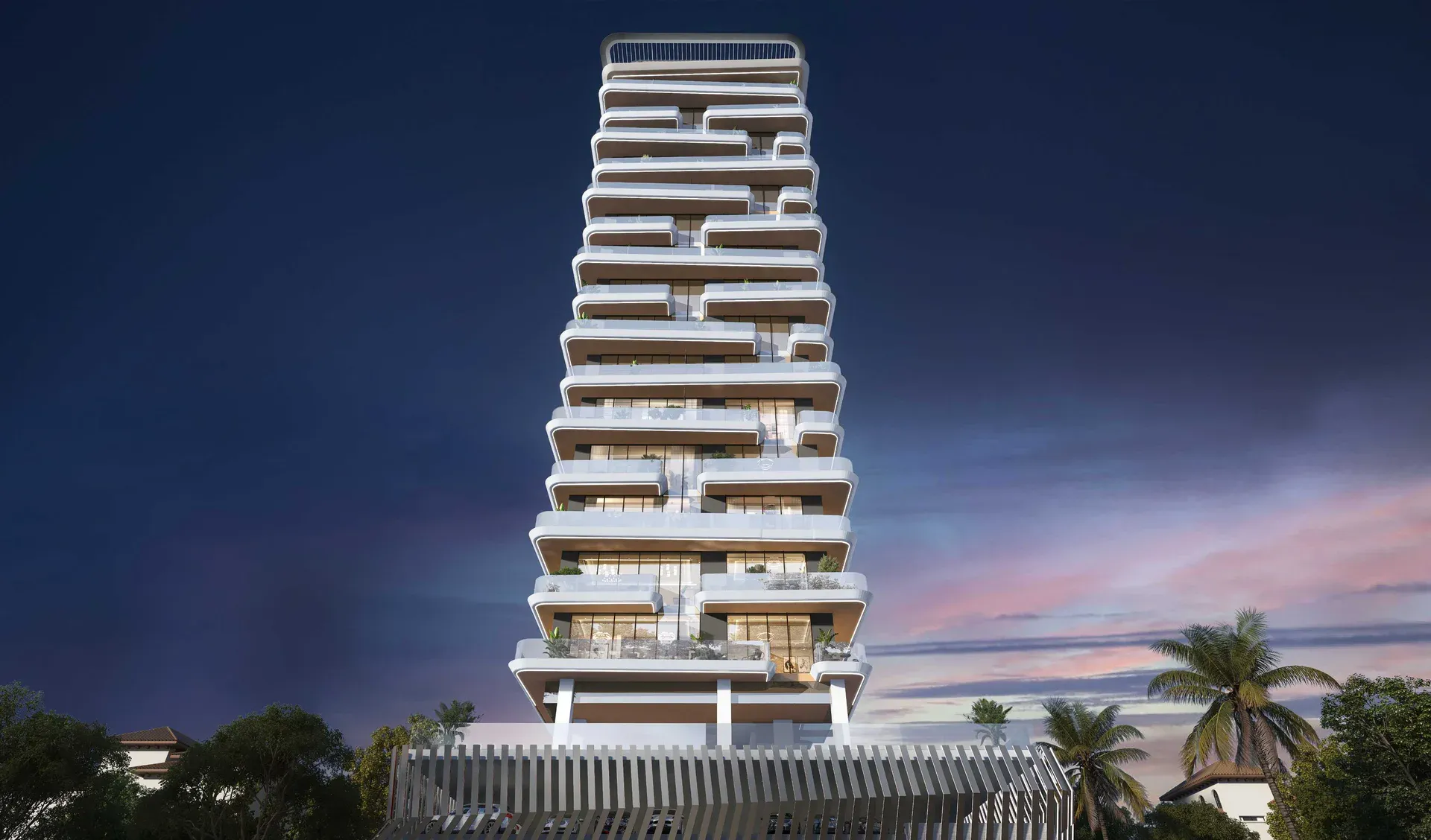 Exterior of Reposé Residence by Saion Properties in Al Furjan, Dubai