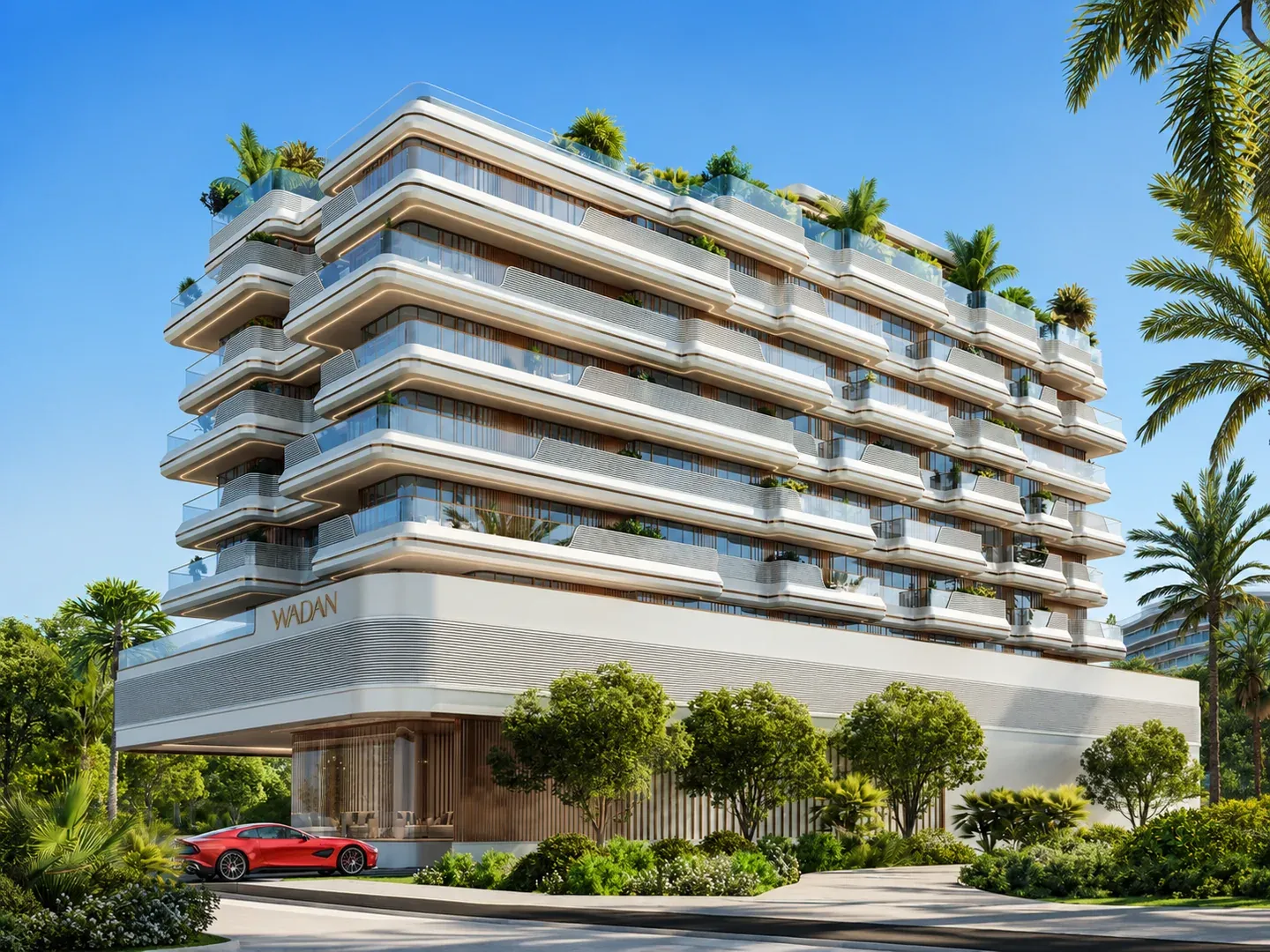 Contemporary residential building by Wadan Developments in Dubai