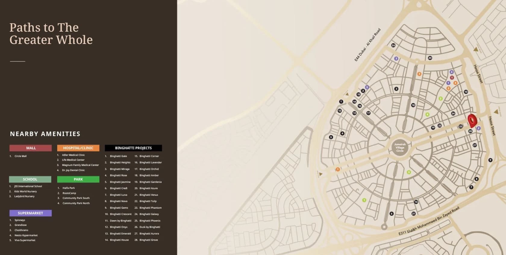 Binghatti Grove by Binghatti, Jumeirah Village Circle - 1 to 3 Bedroom Apartments