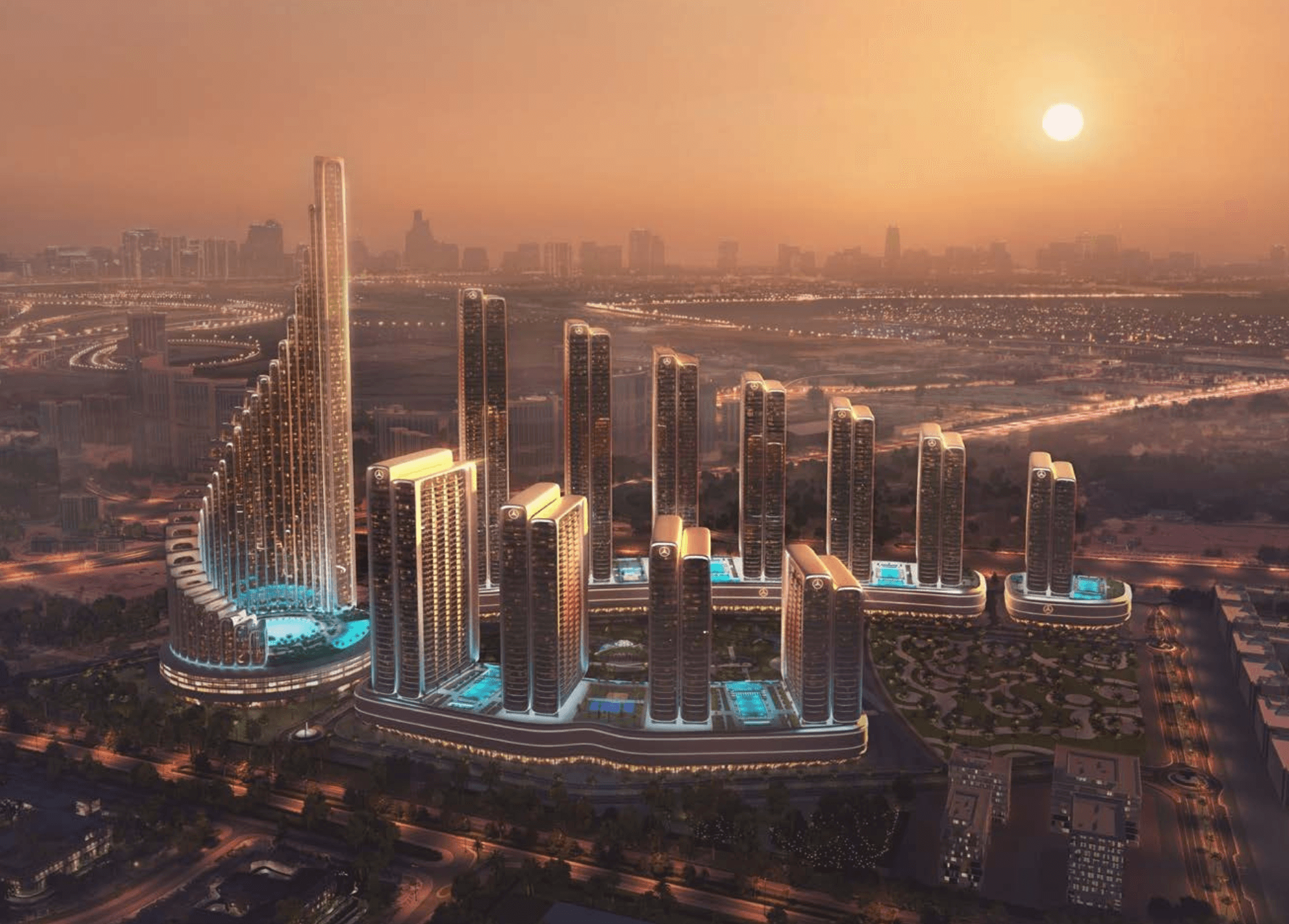 Mercedes-Benz Places at Binghatti City by Binghatti, Meydan - Studio to 5 Bedroom Apartments & Duplexes - Gallery Image 1