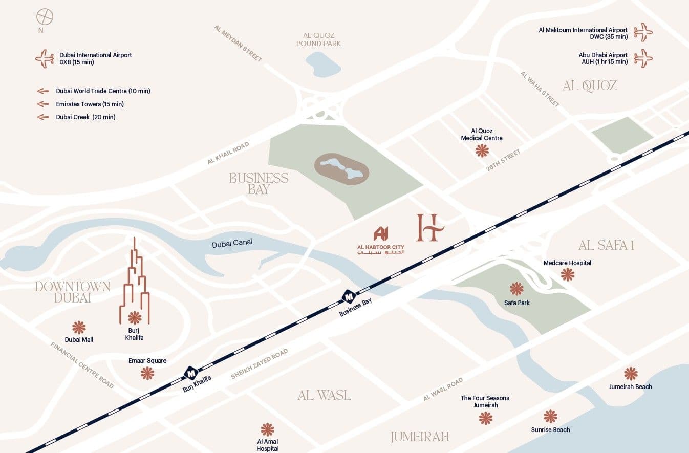 Al Habtoor Tower by Al Habtoor, Al Habtoor City– 1 to 3 Bedroom Apartments