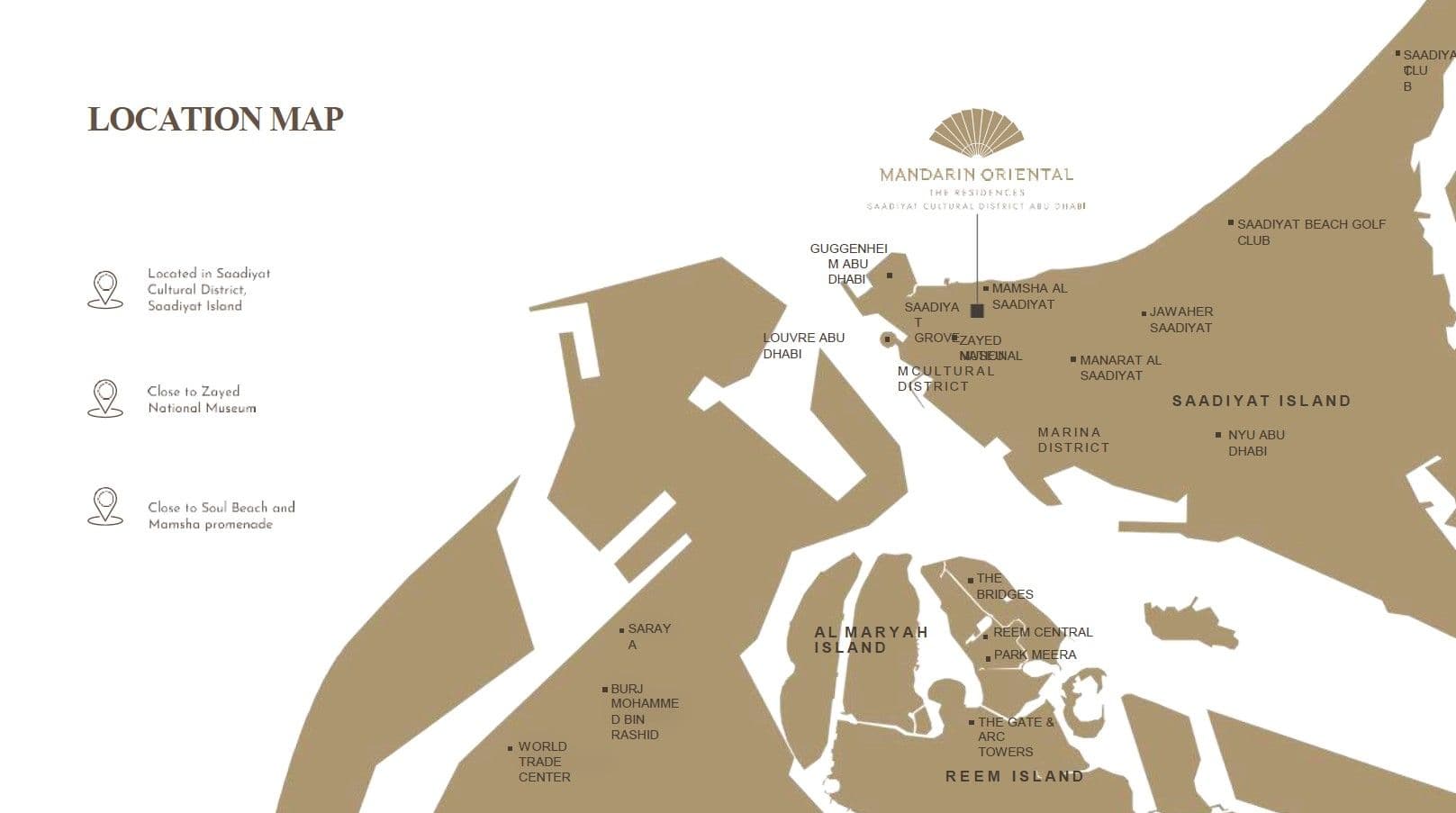 Mandarin Oriental The Residences by Aldar, Saadiyat Island – 1 to 5 Bedroom Apartments and Penthouses