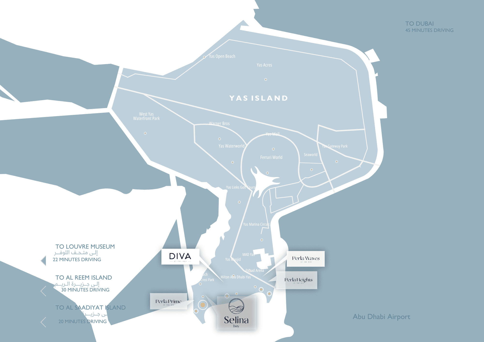 Selina Bay by Reportage, Yas Island – Studio to 4 Bedroom Apartments, Townhouses & Penthouses
