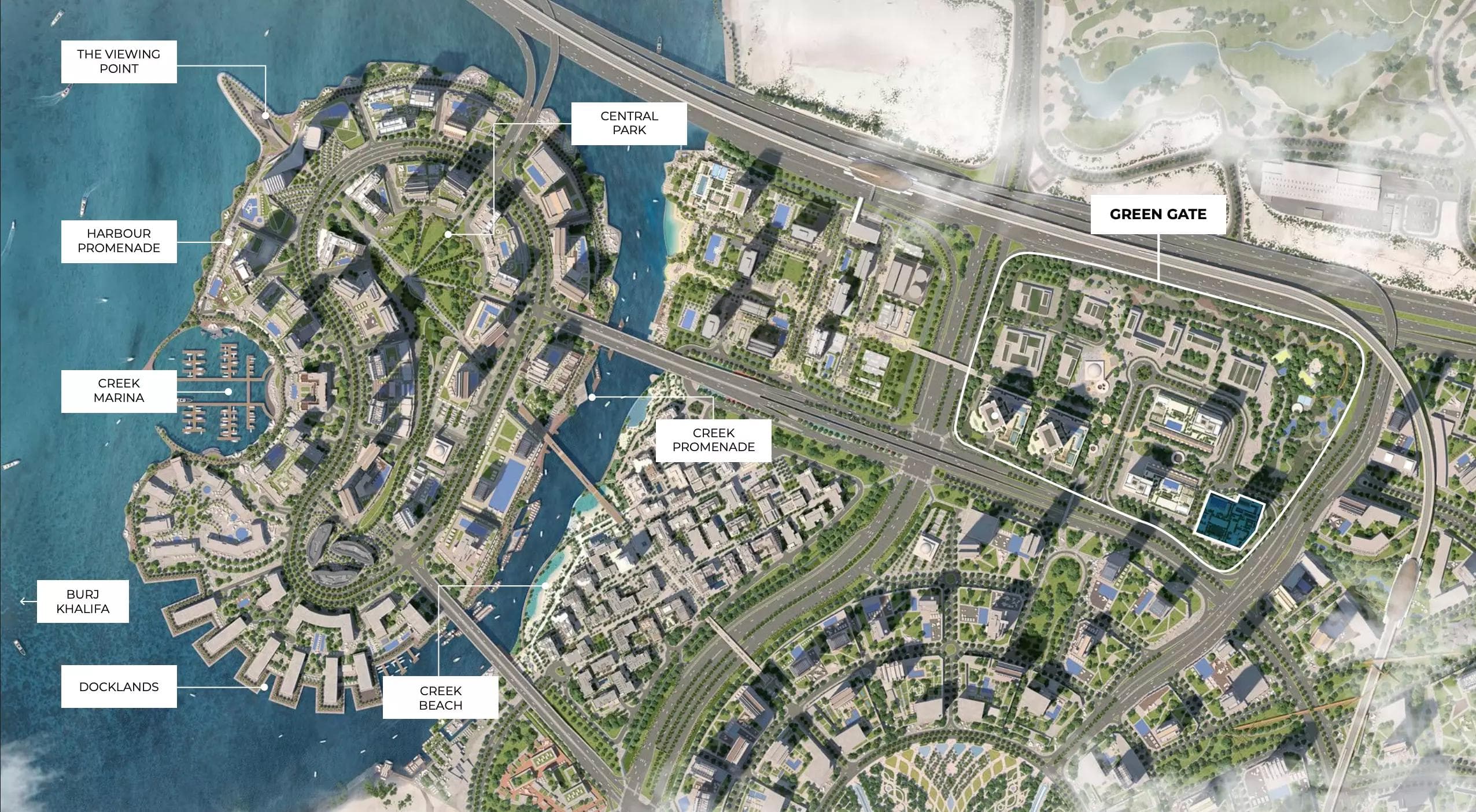 Montiva by Emaar,Dubai Creek Harbour - 1 to 3 Bedroom Apartments