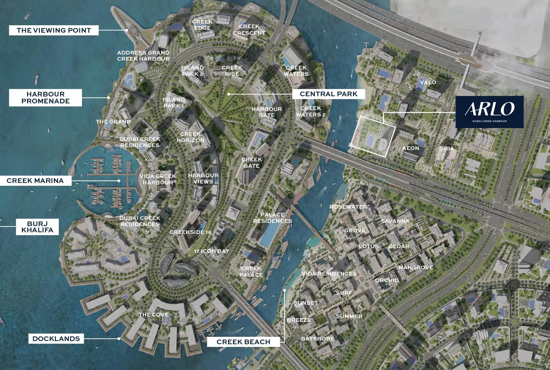 ARLO by Emaar Properties, Dubai Creek Harbour – 1 to 3 Bedroom Apartments and Townhouses
