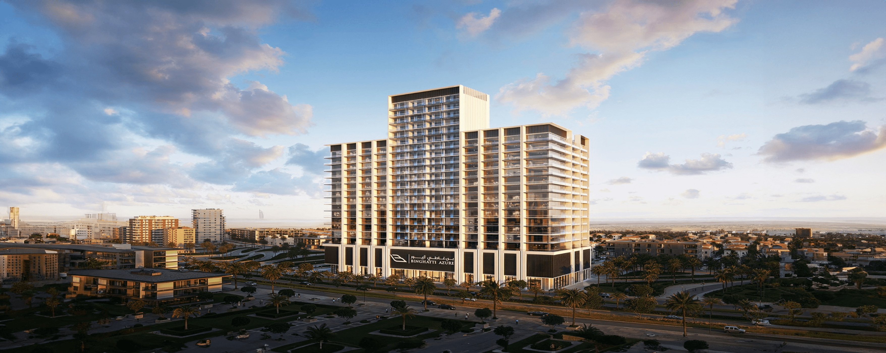 Binghatti Azure by Binghatti, Jumeirah Village Circle – Studio to 2 Bedroom Apartments