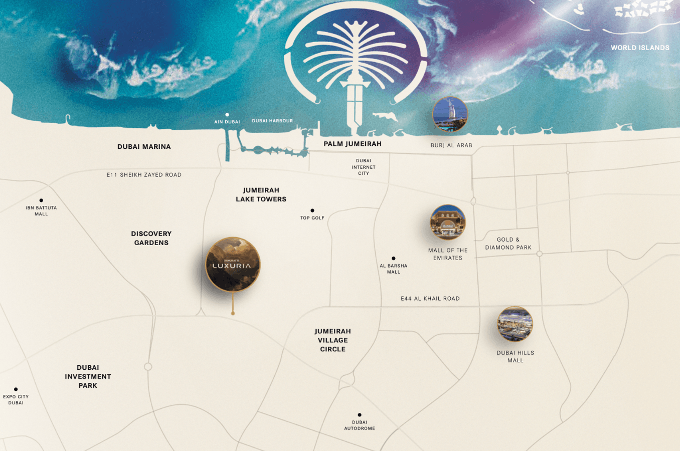 Binghatti Luxuria by Binghatti, Jumeirah Village Triangle – Studio to 2 Bedroom Apartments