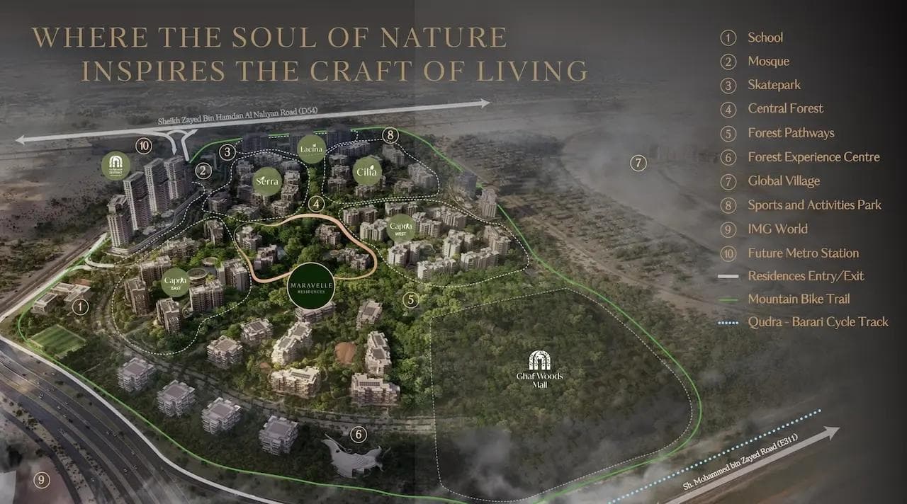 Maravelle Residences by Majid Al Futtaim, Ghaf Woods – 2 to 4 Bedroom Apartments