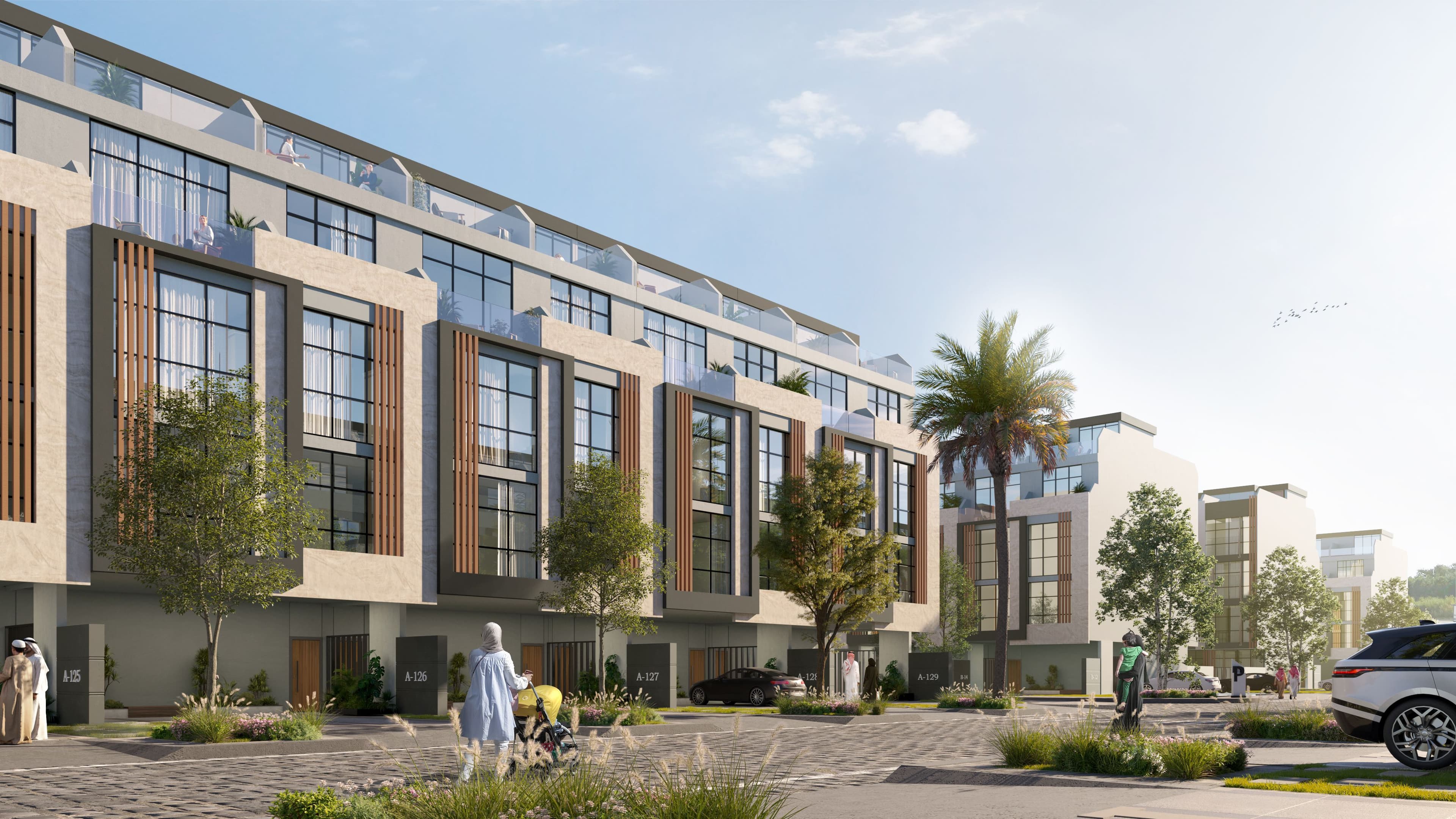 Reportage Village by Reportage, Khalifa City – 4 Bedroom Townhouses - Gallery Image 1