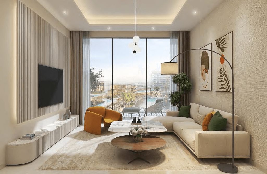 Riverside Views by Damac Properties, Dubai Investment Park - 1 & 2 Bedroom Apartments - Gallery Image 1