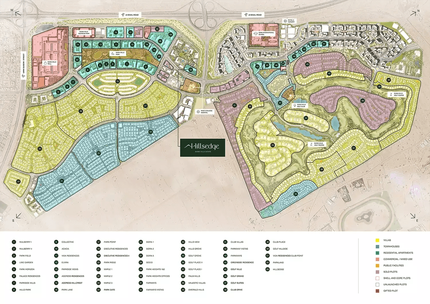 Hillsedge by Emaar Properties, Dubai Hills Estate – 1 & 2 Bedroom Apartments
