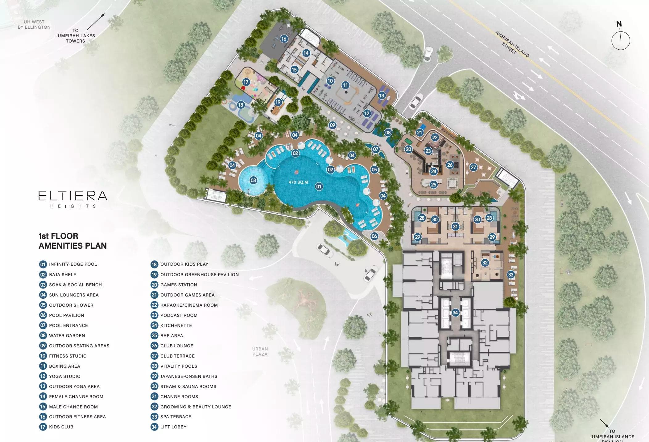 Eltiera Heights by Ellington Properties, Jumeirah Islands – 1 to 4 Bedroom Apartments and Penthouses