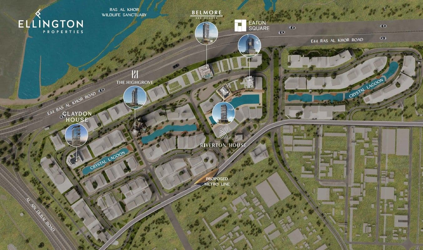 Riverton House by Ellington Properties, Mohammed Bin Rashid City – 1 to 3 Bedroom Apartments