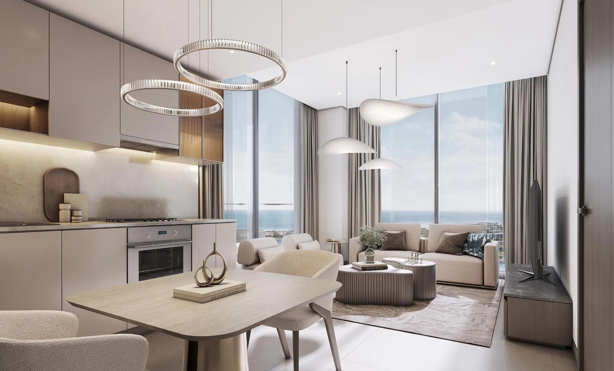 Pristine Beach Residences by Sobha Realty, Siniya Island – 1 & 2 Bedroom Apartments & Duplexes - Gallery Image 2