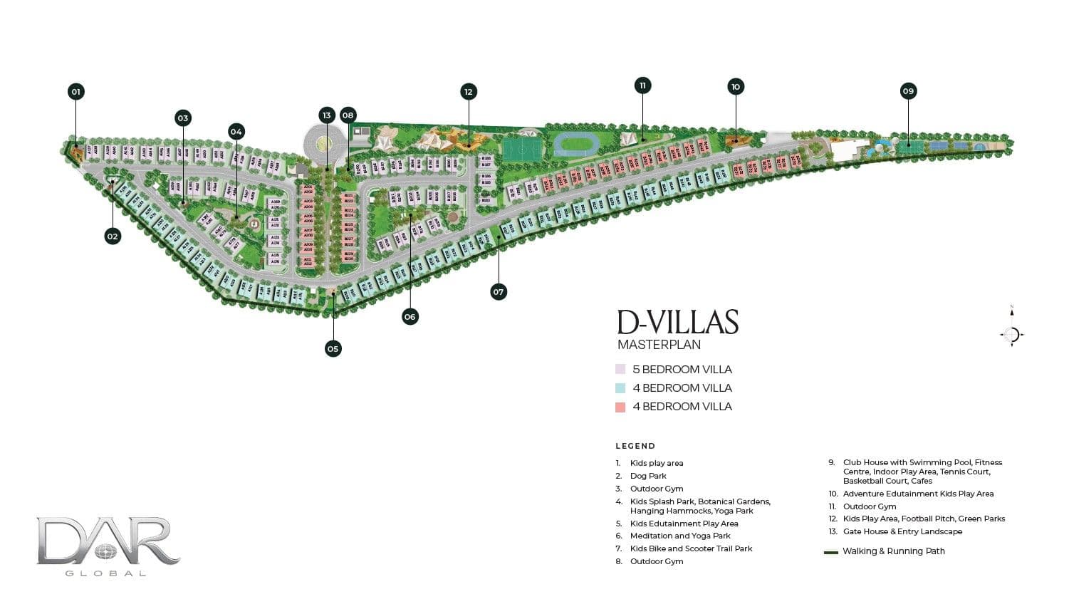 D Villas by Dar Global, Jumeirah Golf Estates – 4 to 5 Bedroom Villas