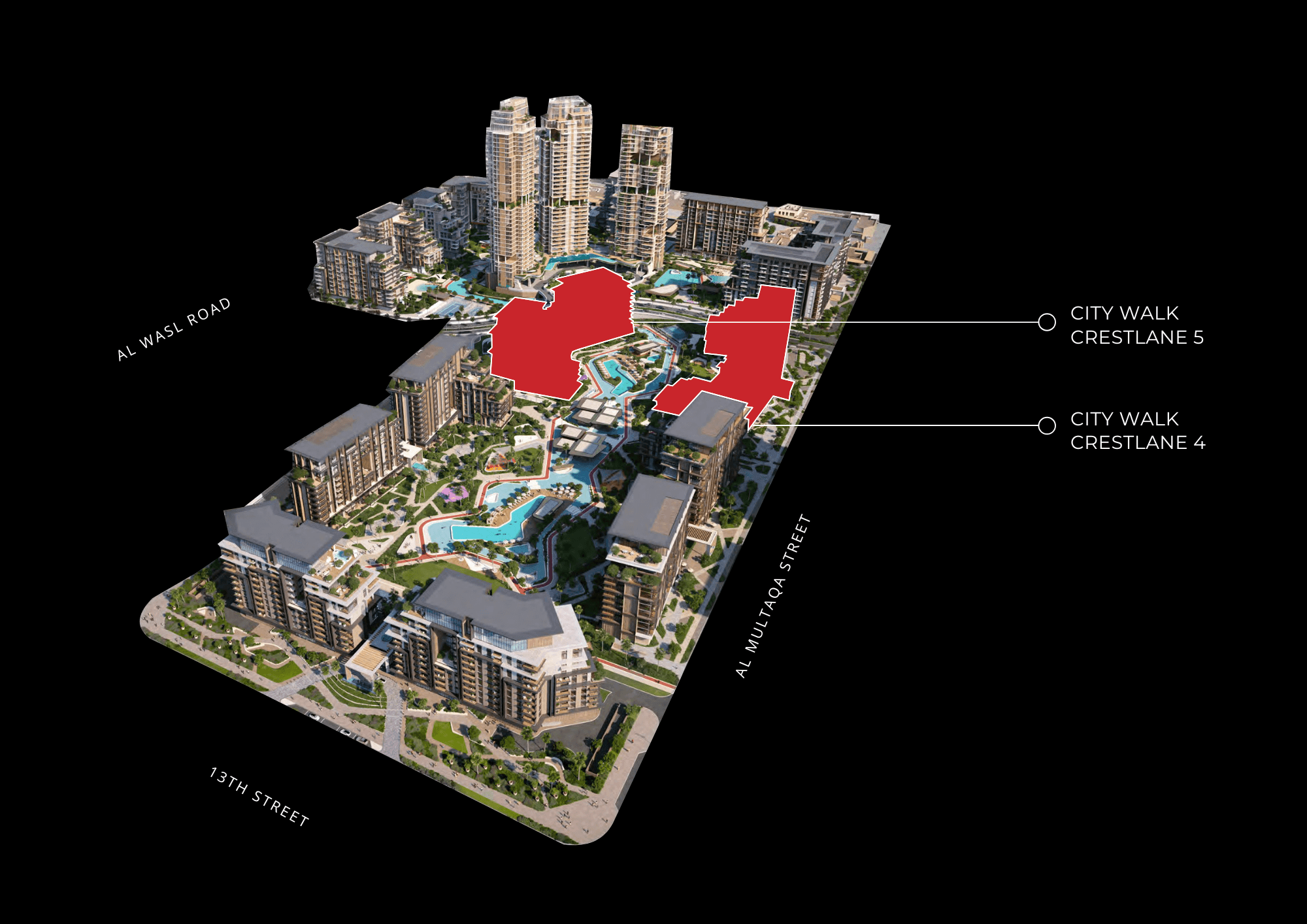 كريست لين 4 و5 من مراس، سيتي ووك – شقق ودوبلكس من 1 إلى 4 غرف نوم