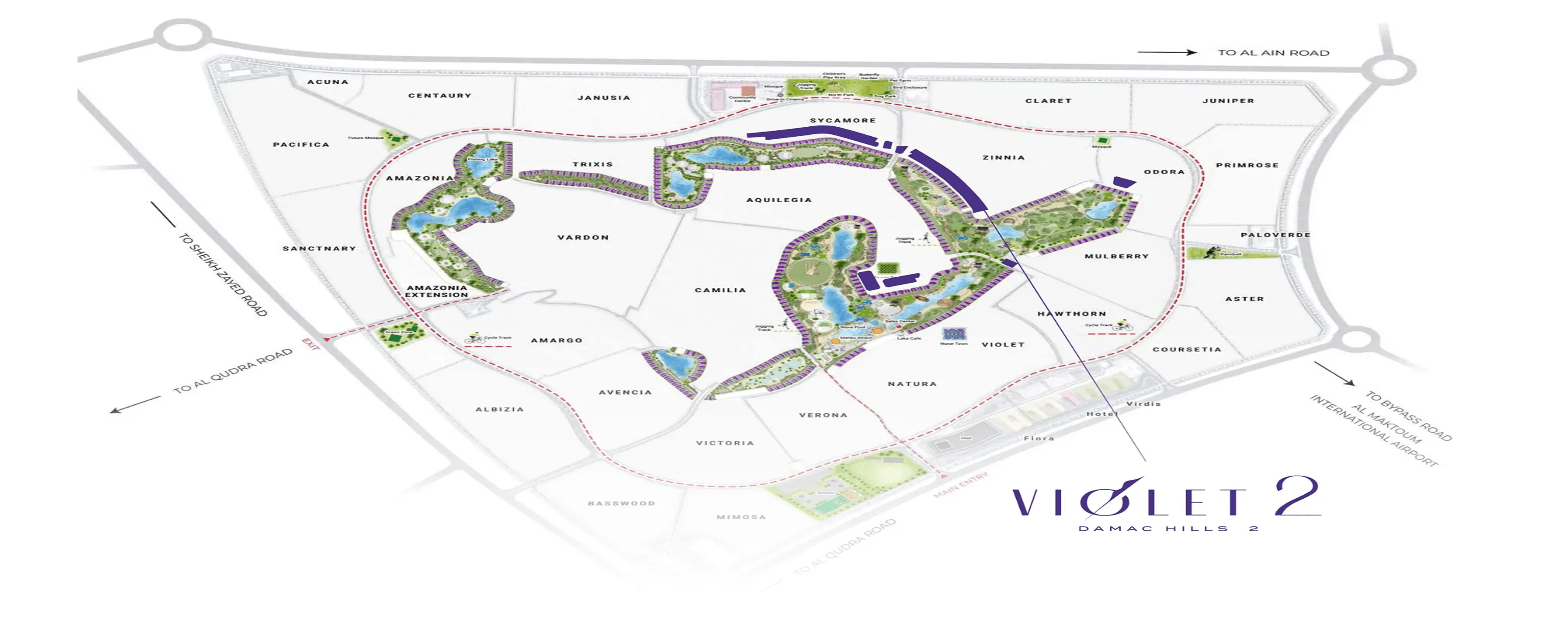 Violet by Damac, Damac Hills – 4 Bedroom Townhouses