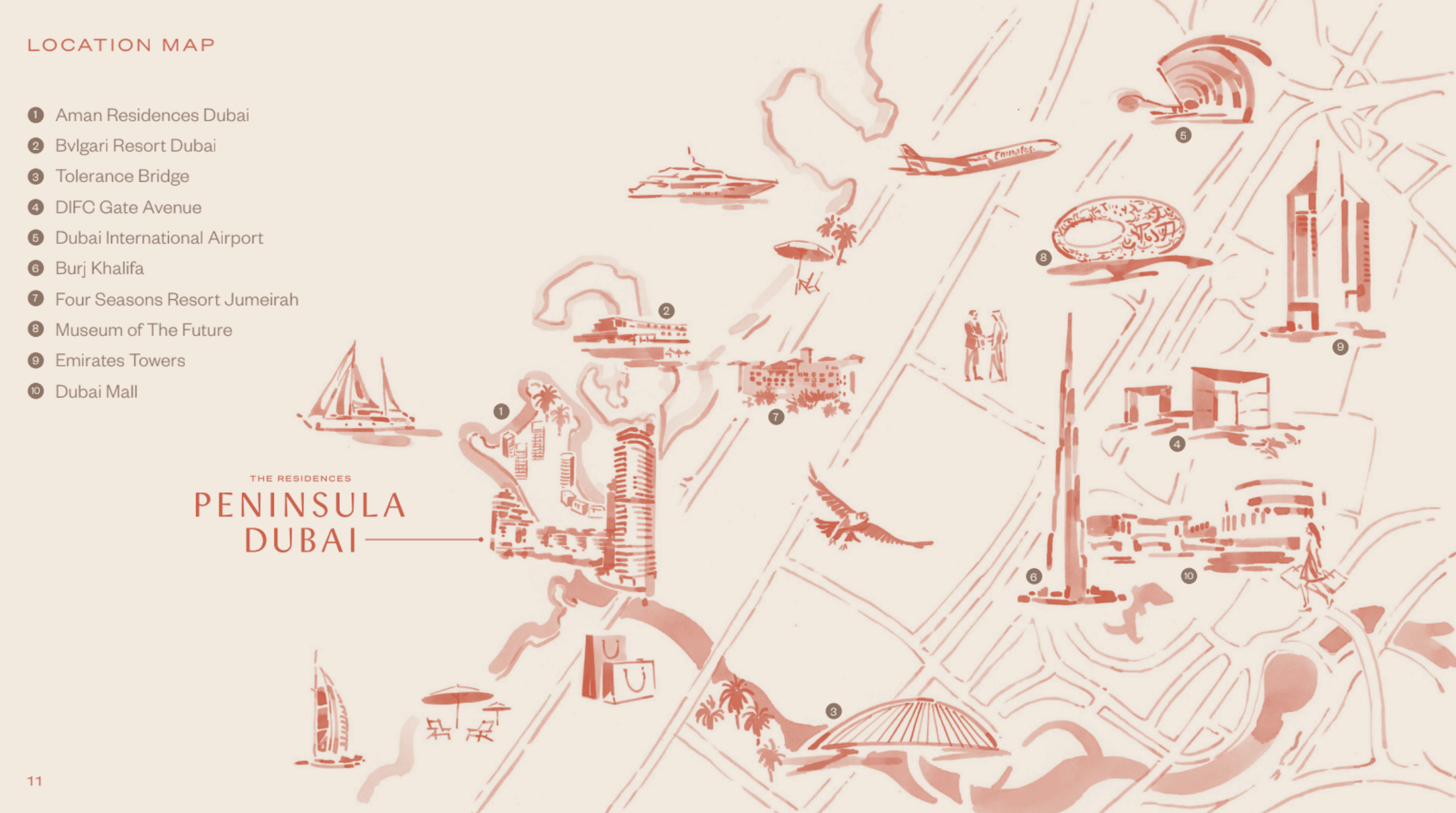 Peninsula Dubai Residences by H&H, Jumeirah 2 – 1 to 5 Bedroom Apartments