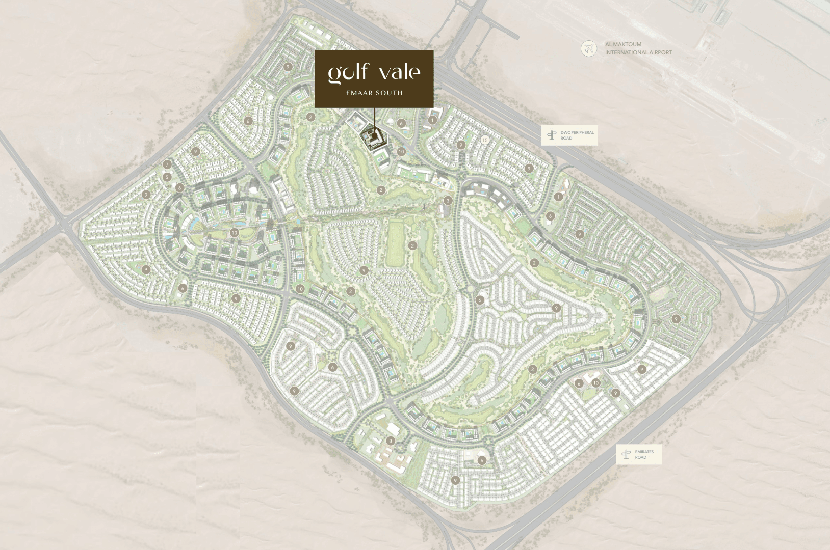 Golf Vale by Emaar, Emaar South – 1 to 3 Bedroom Apartments & Townhouses