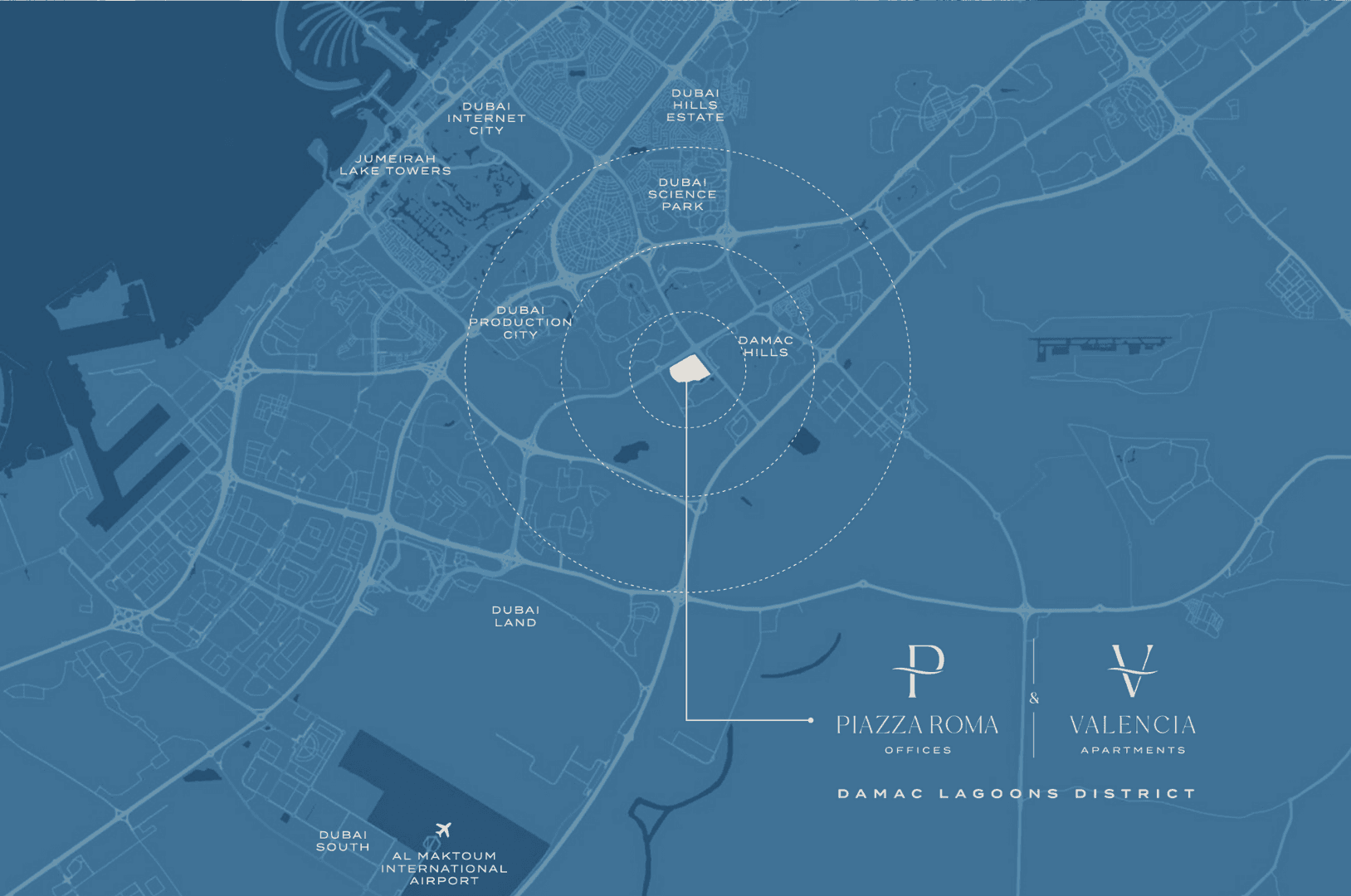 Piazza Roma by Damac, Damac Lagoons – Retail & Office Spaces