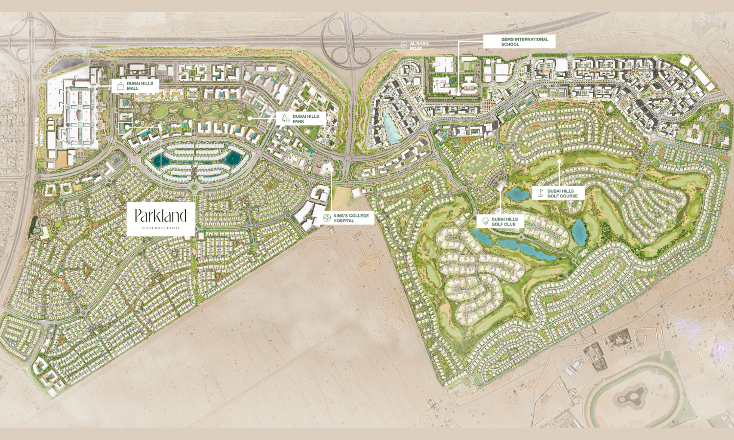 Parkland by Emaar, Dubai Hills Estate – 1 to 3 Bedroom Apartments