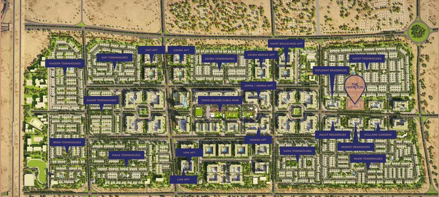 The Hamilton by Nshama, Town Square – Studio, 1, 2 & 3 Bedroom Apartments