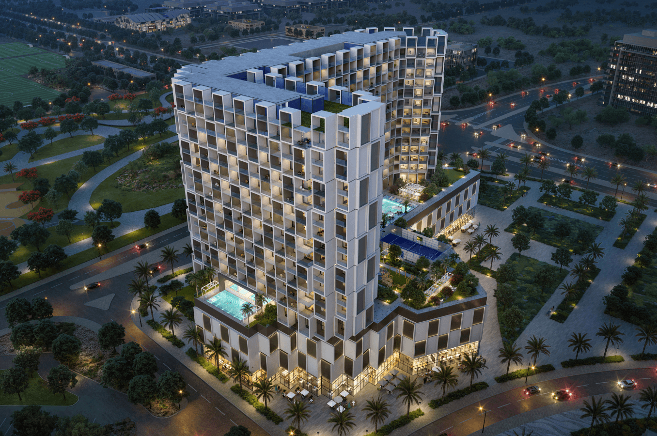 Binghatti Cullinan by Binghatti, Al Jaddaf – Studio to 3 Bedroom Apartments
