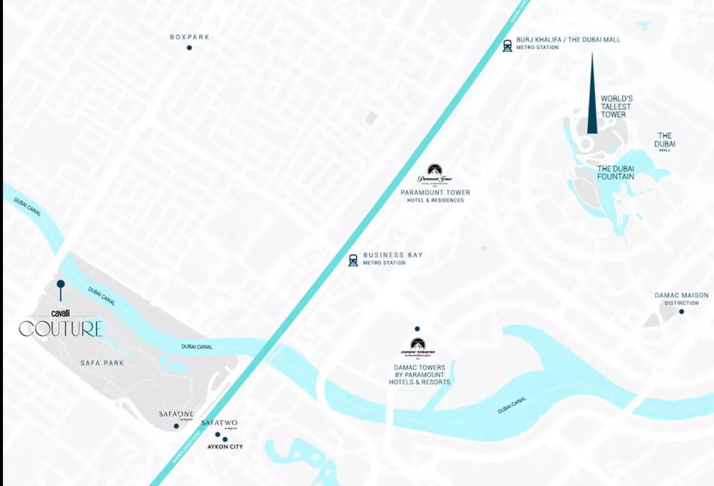Cavalli Couture by Damac, Dubai Water Canal – 3 to 5 Bedroom Apartments & Penthouses