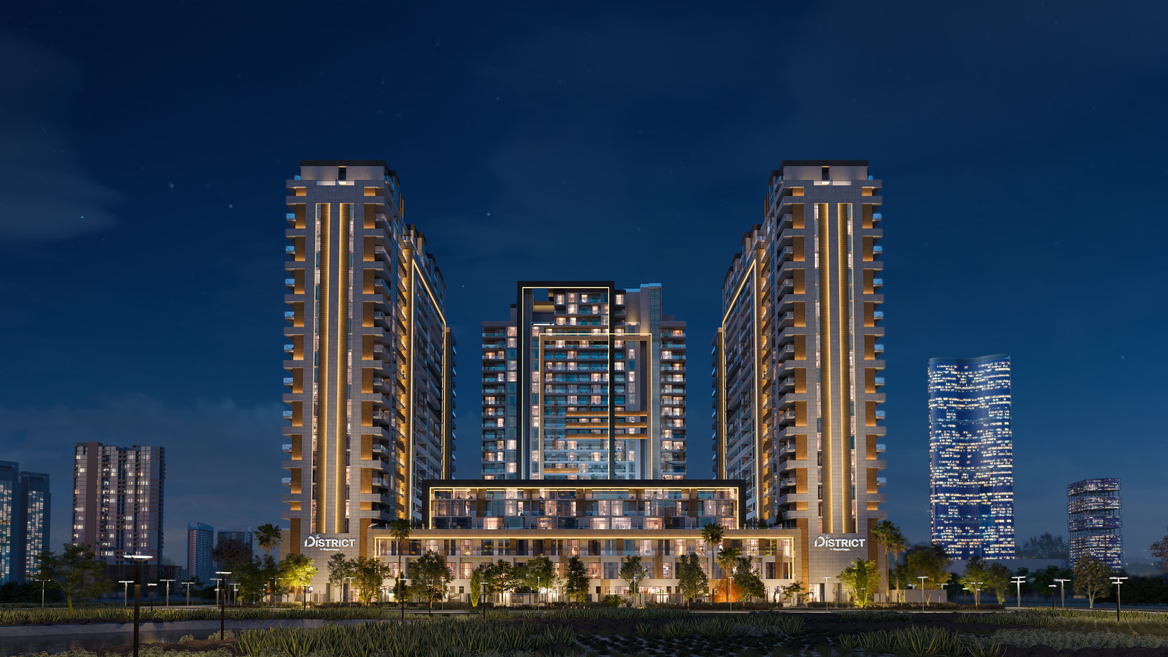 The District by Reportage, Al Reem Island – 1 to 4 Bedroom Apartments, Duplexes, Townhouses & Penthouses