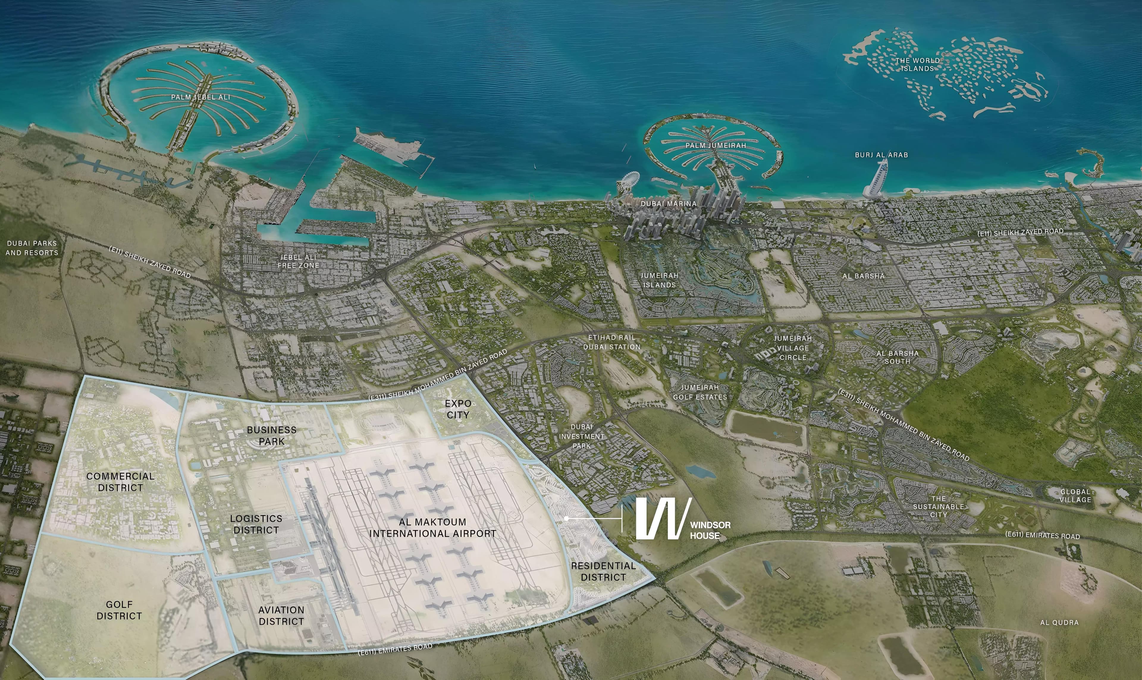 Windsor House by Ellington Properties, Dubai South – Studios to 3 Bedroom Apartments