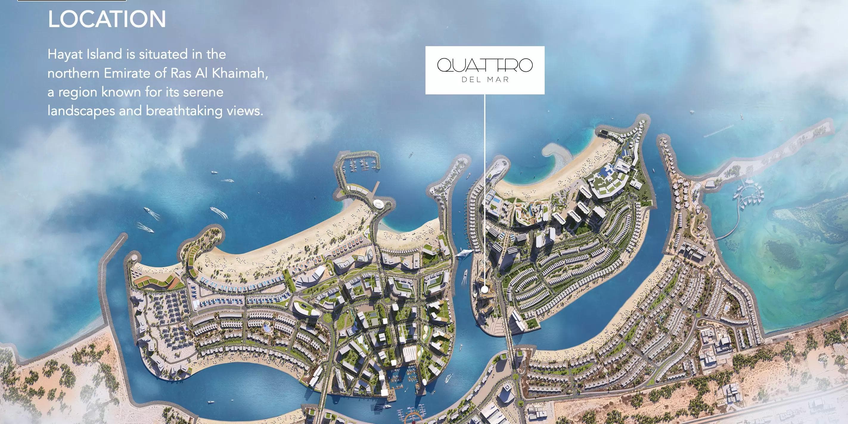 Quattro Del Mar by RAK Properties, Hayat Island – Studio, 1, 2 & 3 Bedroom Apartments and Duplexes