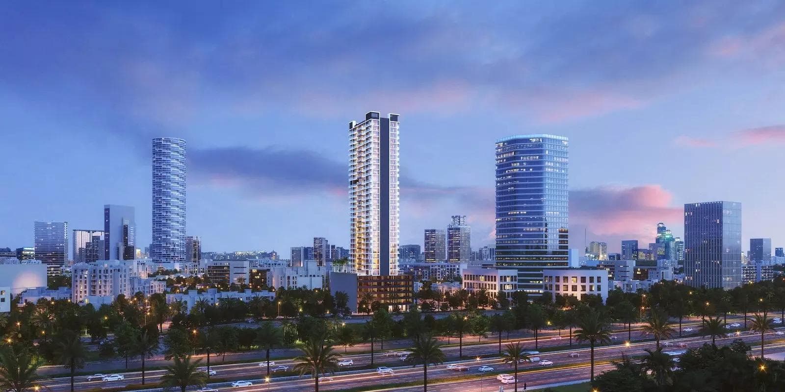 Binghatti Venus by Binghatti, Jumeirah Village Circle - 1 & 2 Bedroom Apartments - Gallery Image 1