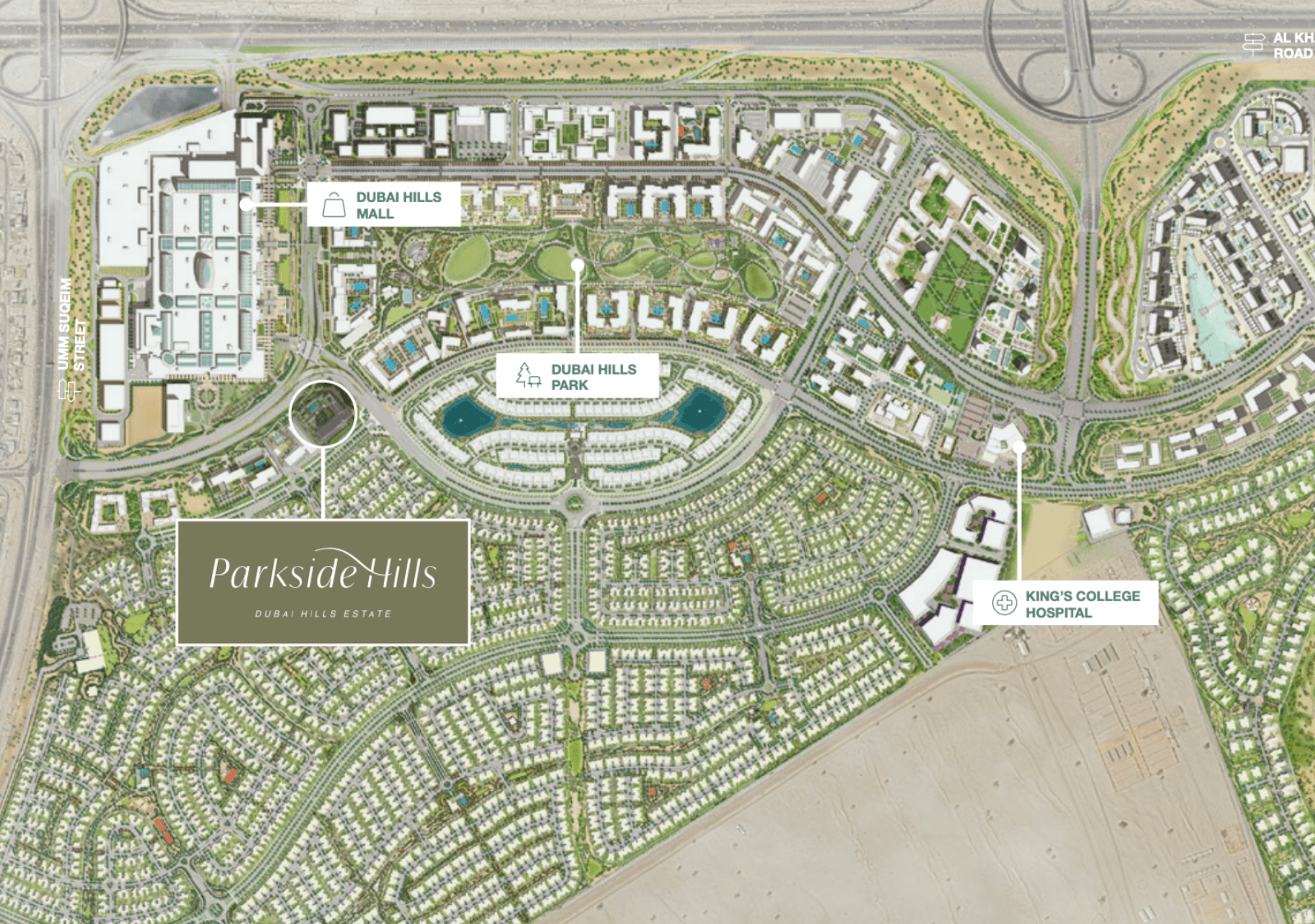 Parkside Hills by Emaar, Dubai Hills Estate – 1 to 3 Bedroom Apartments