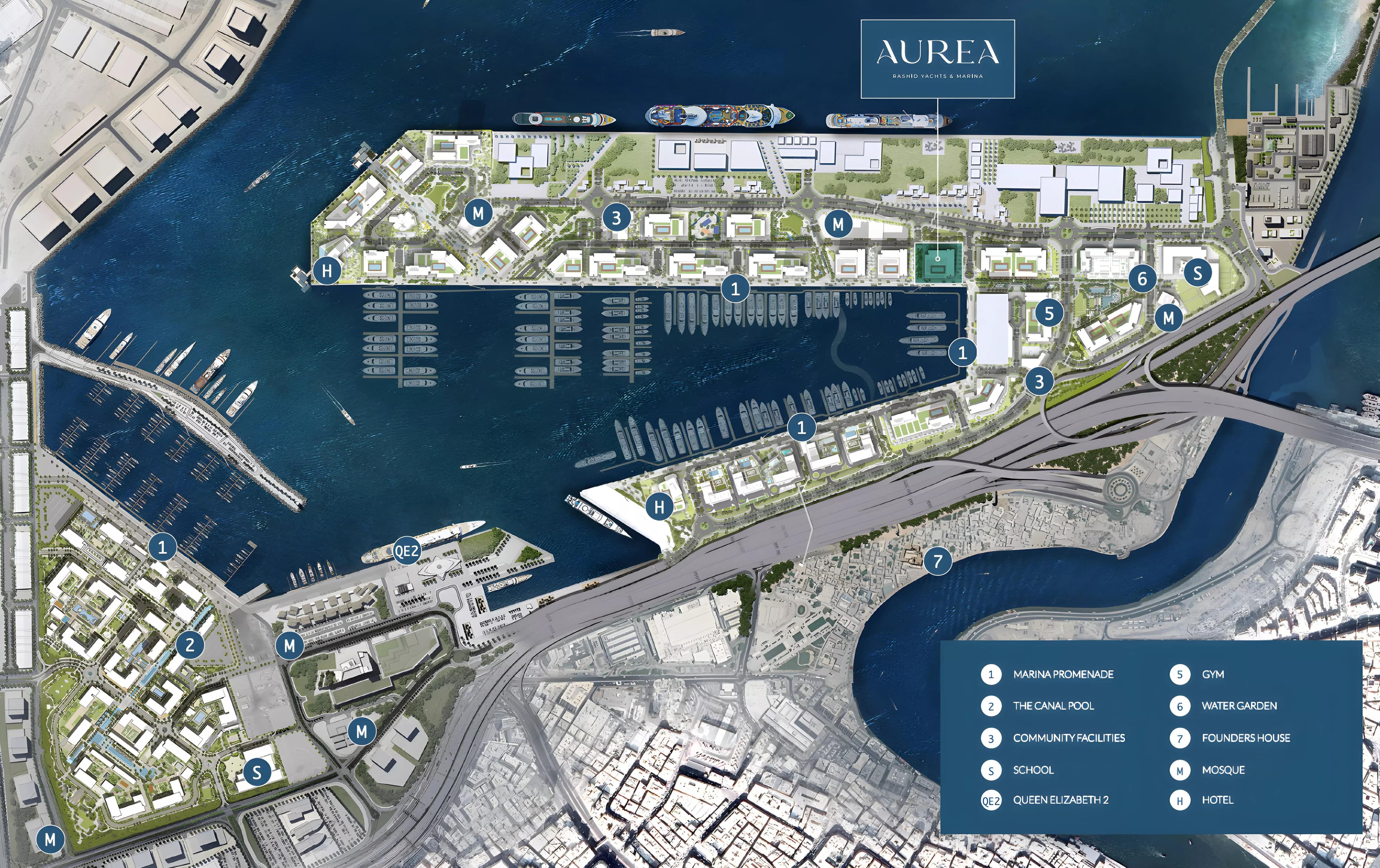 Aurea by Emaar, Mina Rashid – 1 to 3 Bedroom Apartments