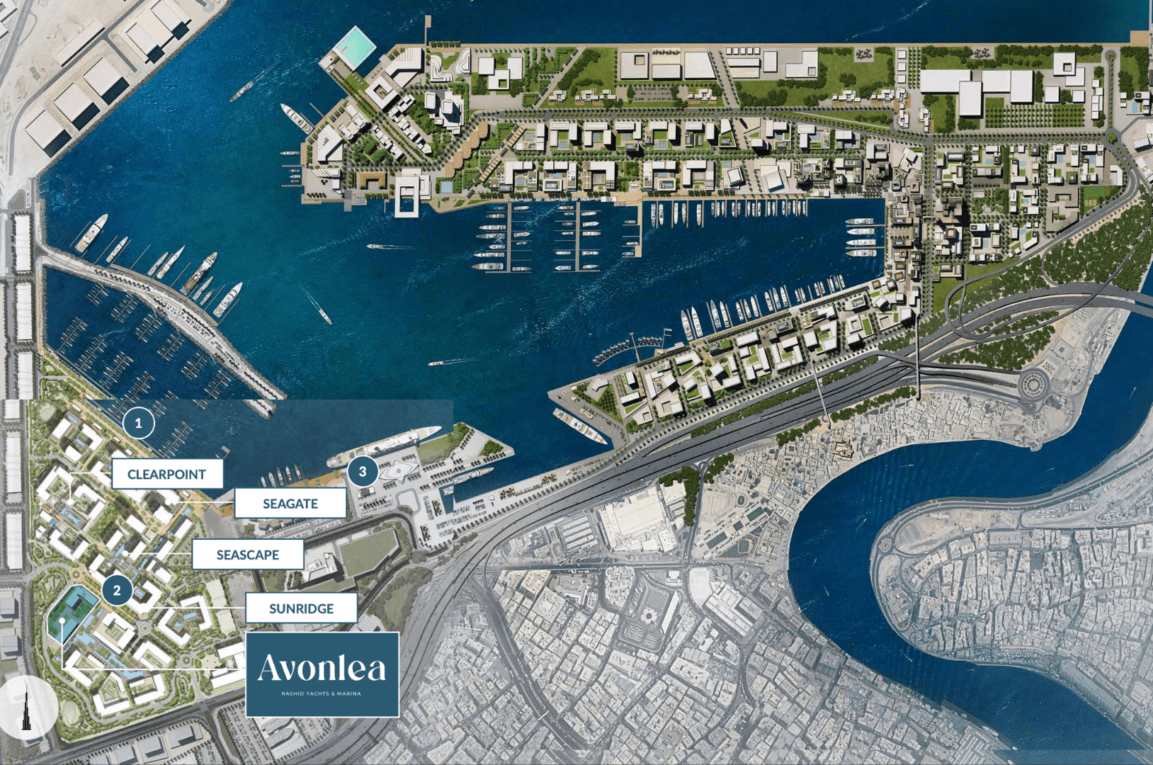 Avonlea by Emaar, Rashid Yachts & Marina – 1 to 3 Bedroom Apartments