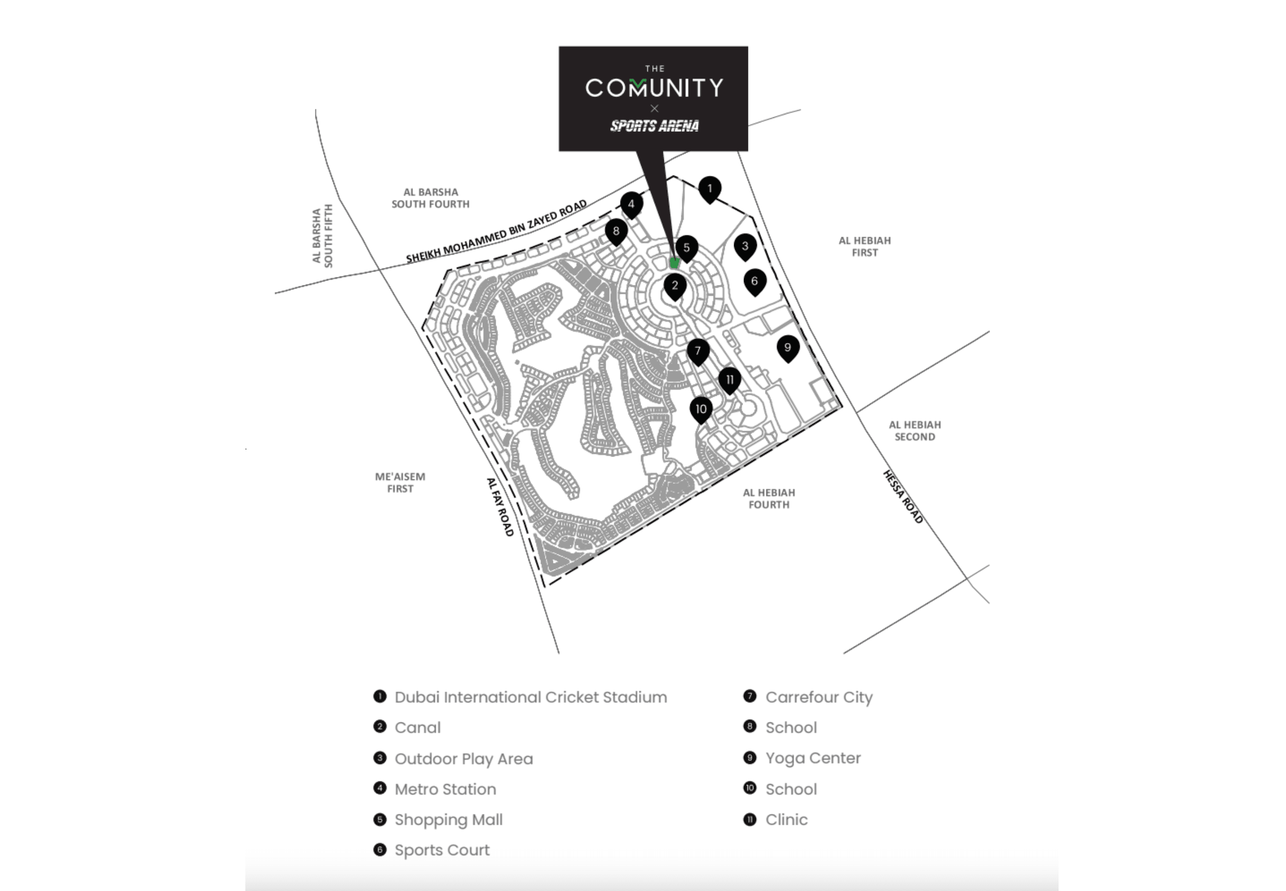 The Community Sports Arena by Aqua Developments, Dubai Sports City – Studio, 1 to 3 Bedroom Apartments