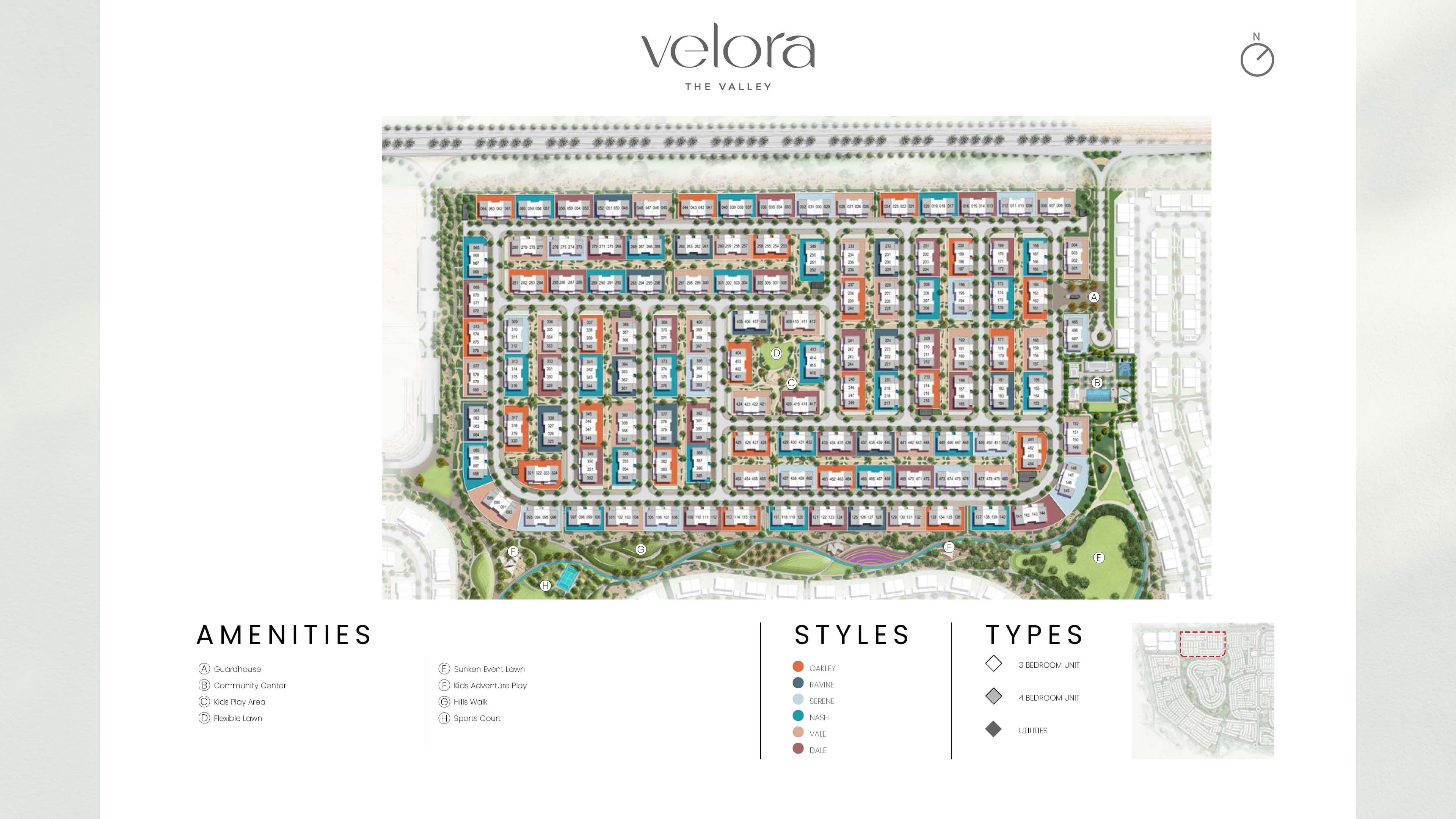 Velora by Emaar Properties, The Valley – 3 to 4 Bedroom Townhouses