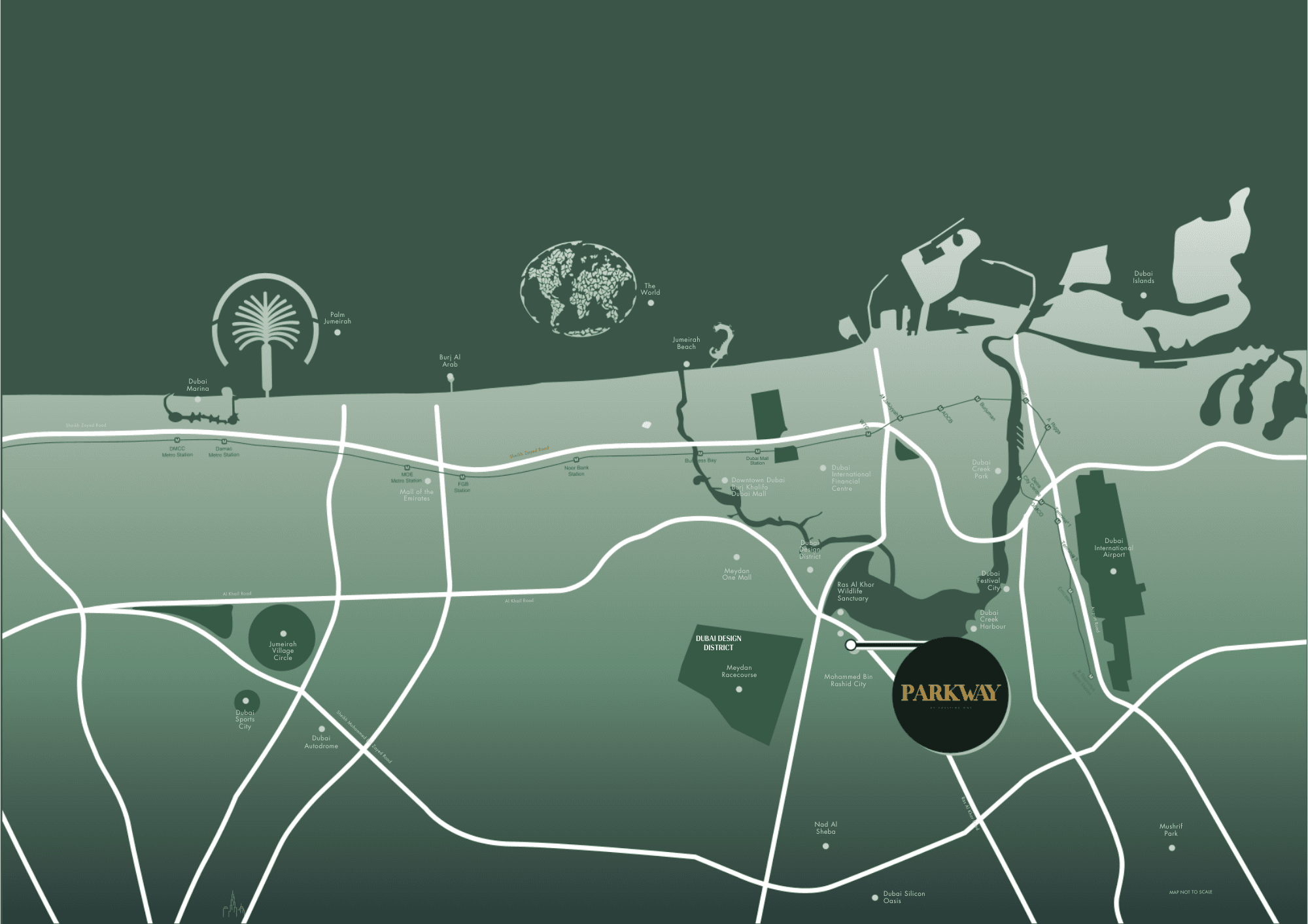 Parkway by Prestige One, Meydan Horizon – 1 to 3 Bedroom Apartments