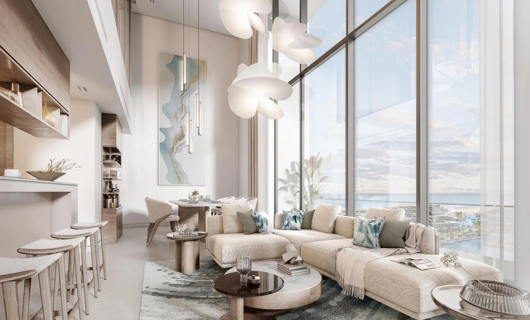 Pristine Beach Residences by Sobha Realty, Siniya Island – 1 & 2 Bedroom Apartments & Duplexes - Gallery Image 1