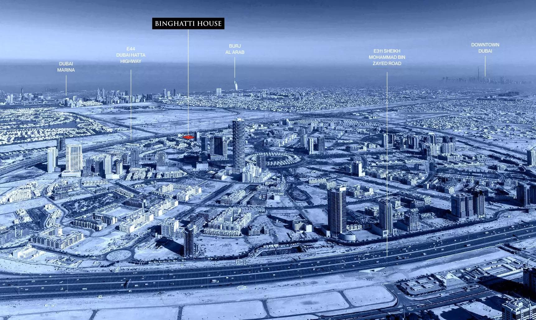 Binghatti House by Binghatti, Jumeirah Village Circle - Studio to 2 Bedrooms