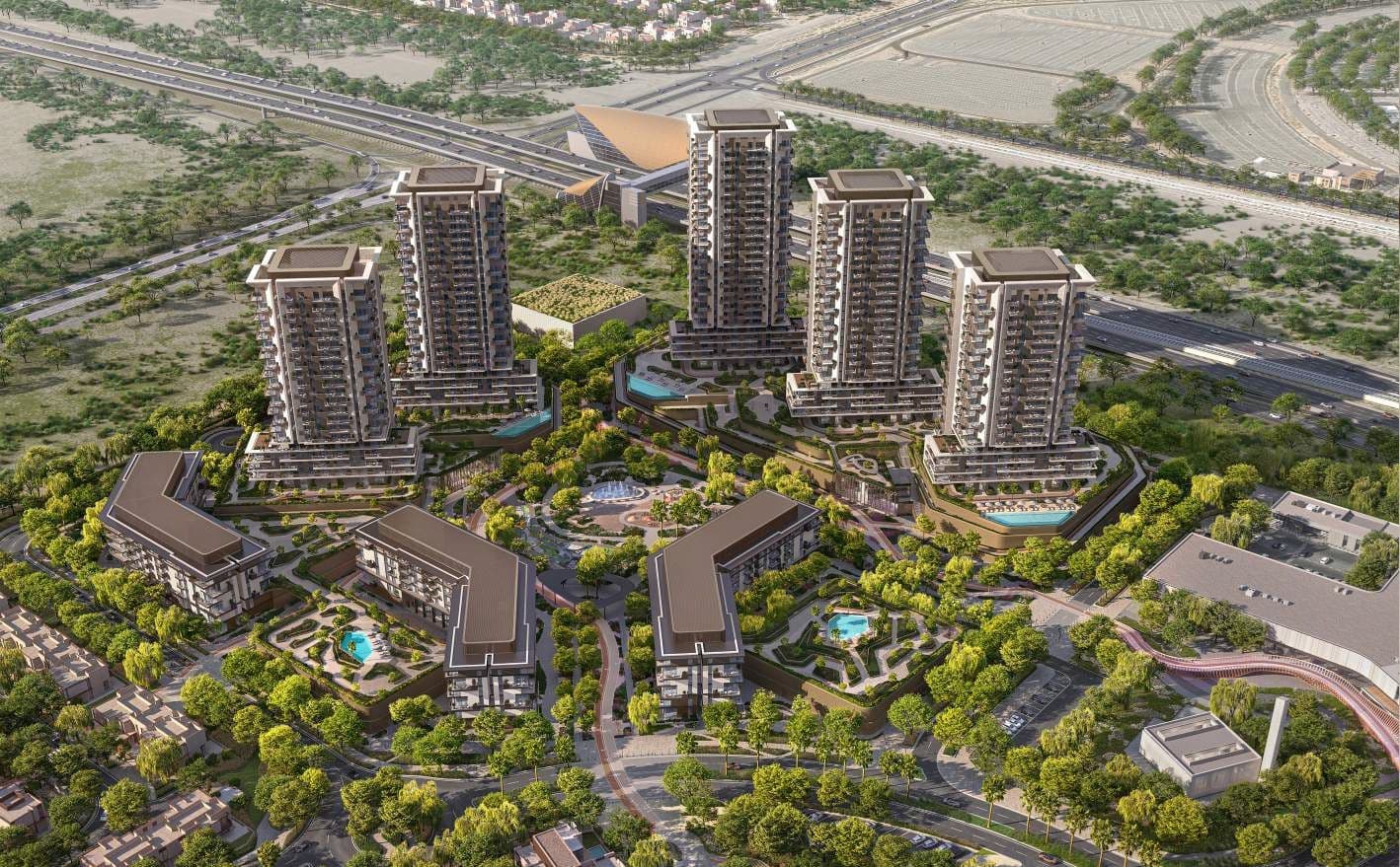 Rise at Athlon, Teal by Aldar Properties, Dubailand – 1 to 3 Bedroom Apartments