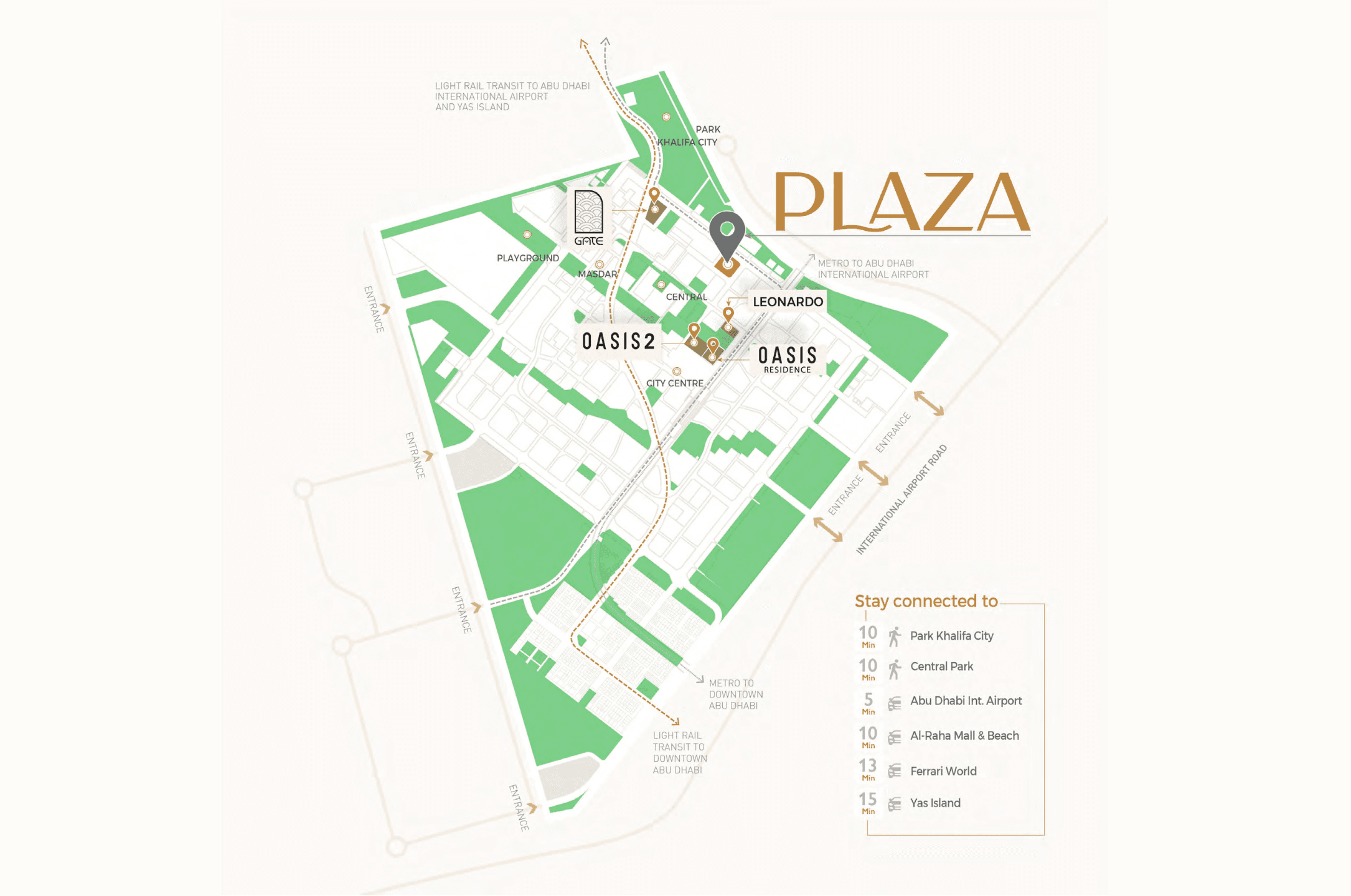 Plaza 1 by Reportage, Masdar City – Studio to 4 Bedroom Apartments & Townhouses