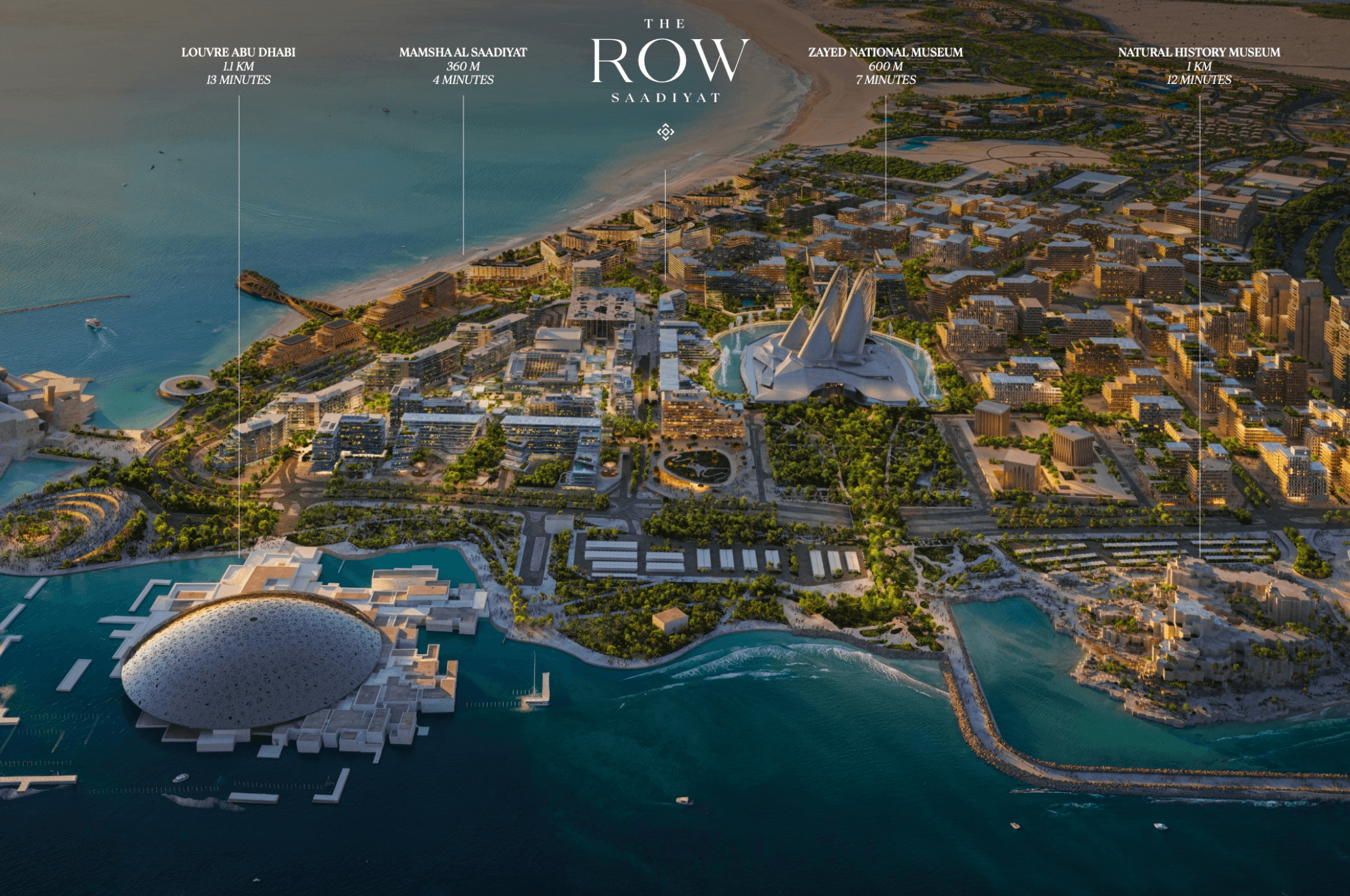 The Row Saadiyat by Aldar, Saadiyat Island – 1 to 3 Bedroom Apartments