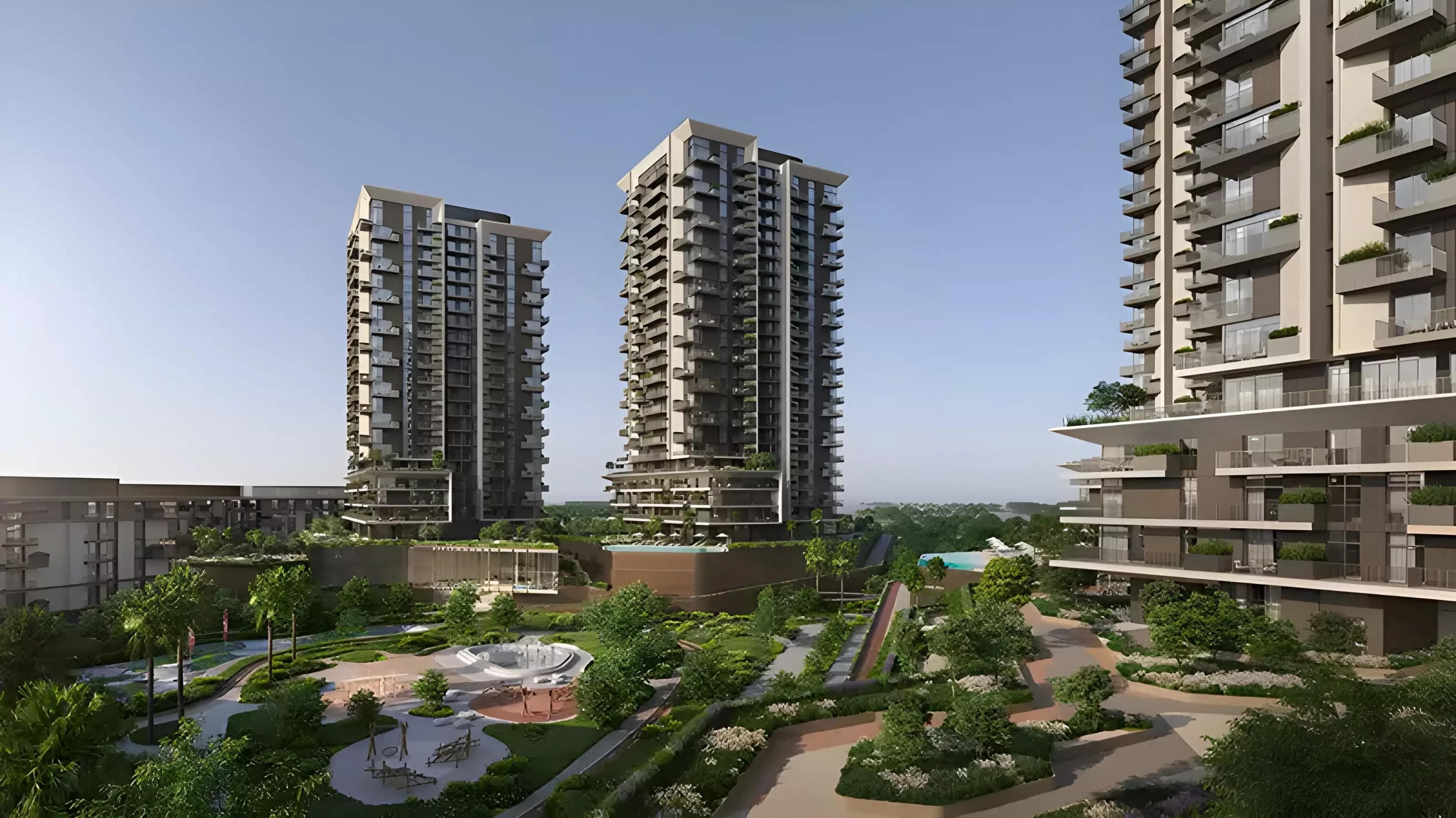 Rise at Athlon, Cyan by Aldar Properties, Dubailand – 1 to 3 Bedroom Apartments - Gallery Image 1